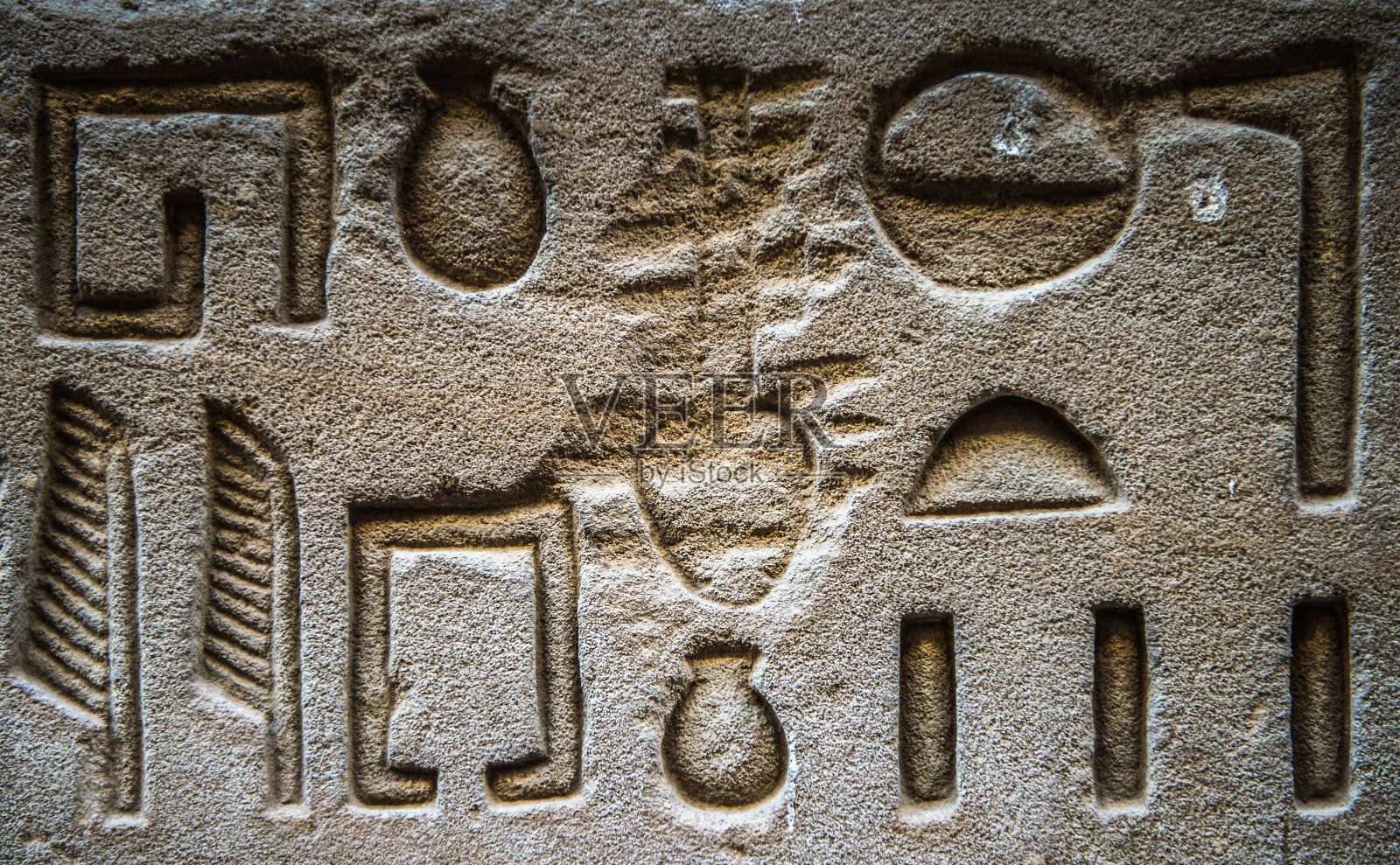 古埃及保存完好的原始象形文字照片摄影图片