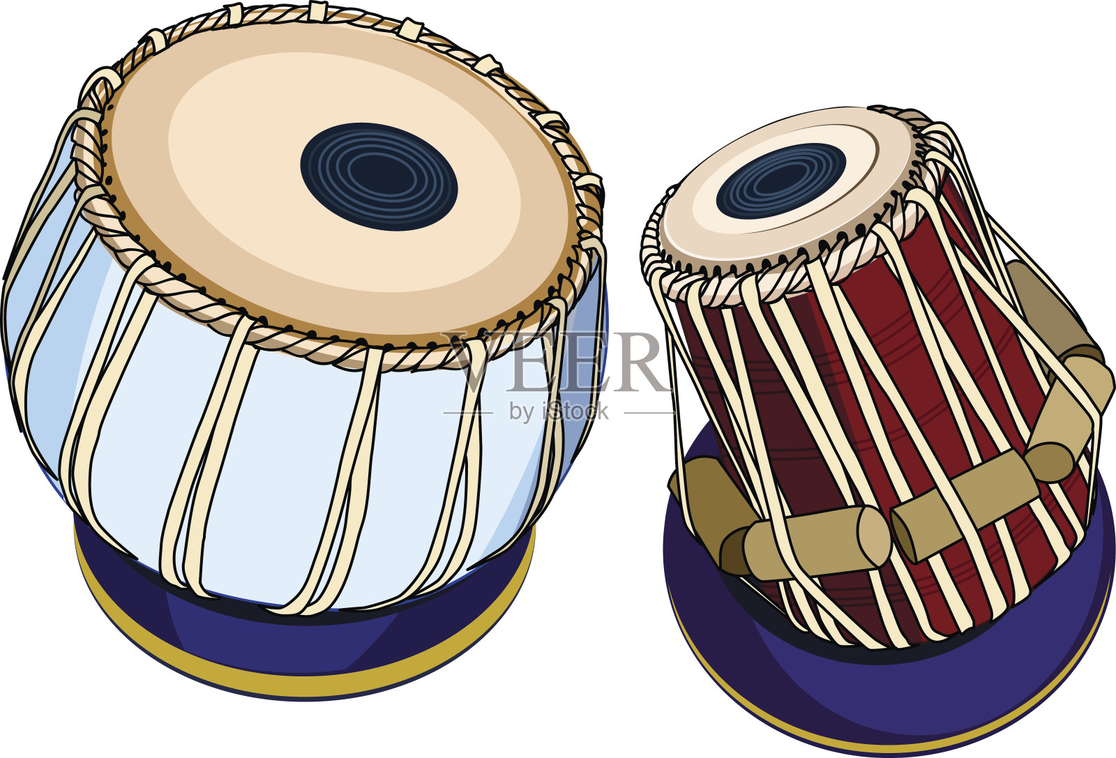 印度乐器——手鼓设计元素图片