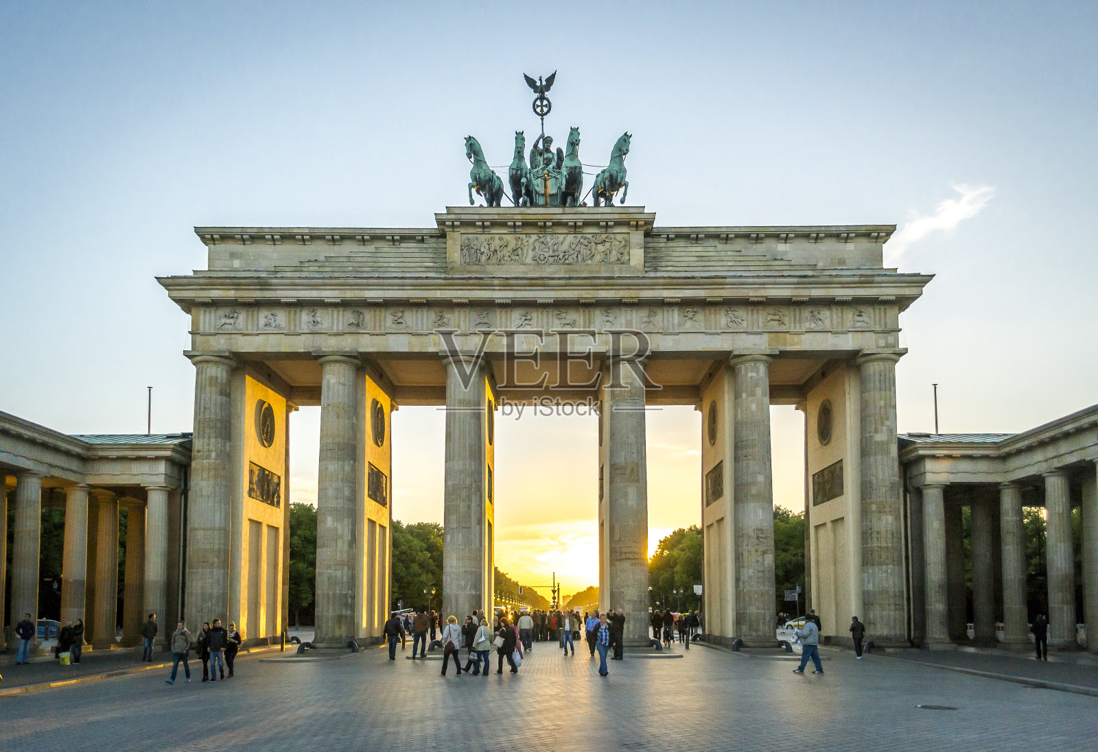 柏林的勃兰登堡门照片摄影图片