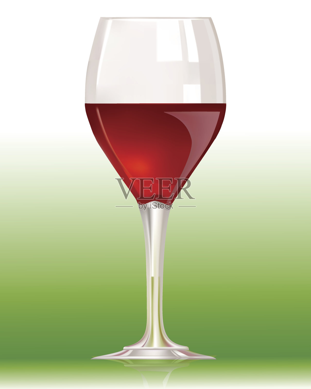 白色背景上的葡萄酒设计元素图片