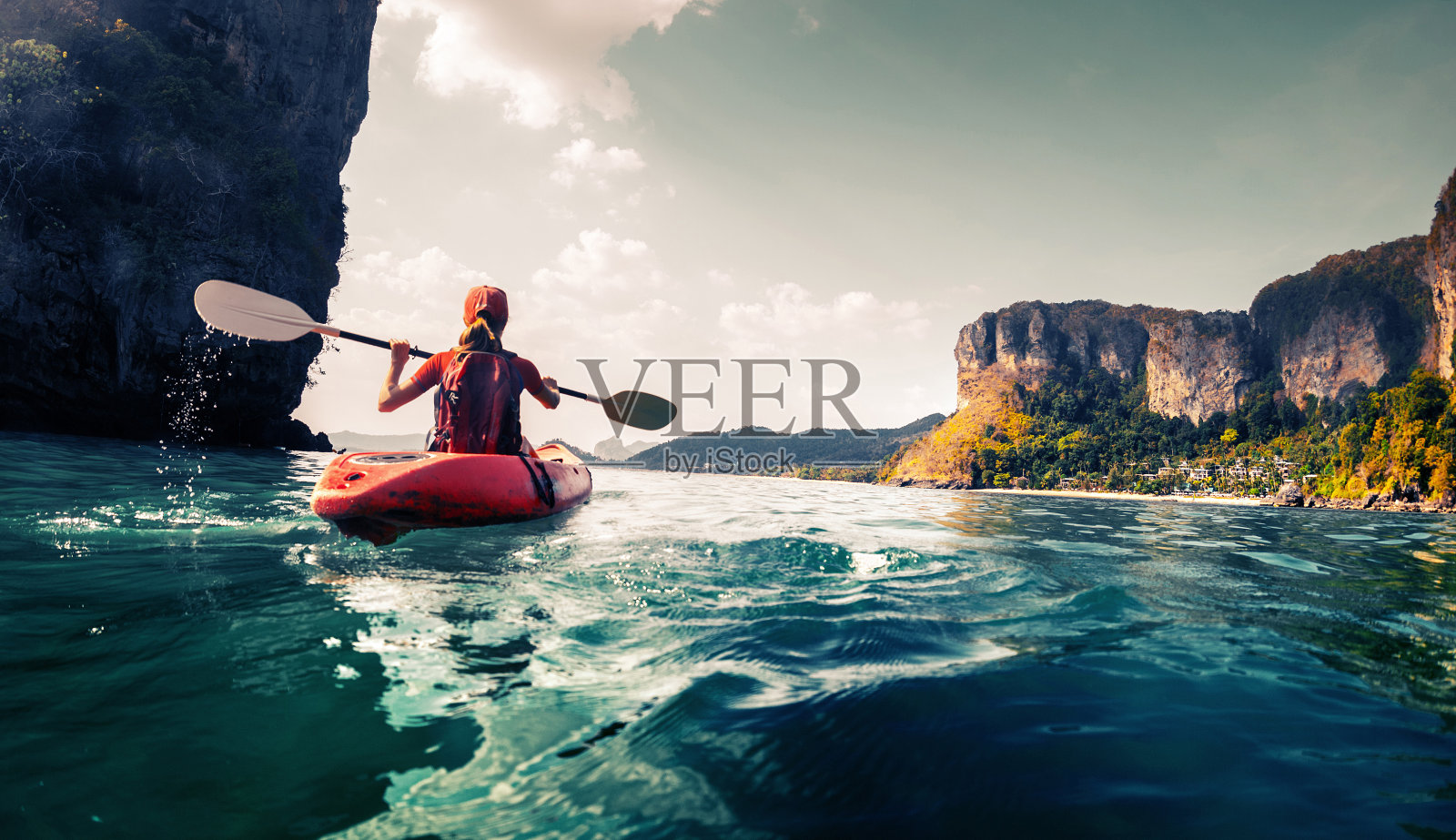 女人kayak照片摄影图片