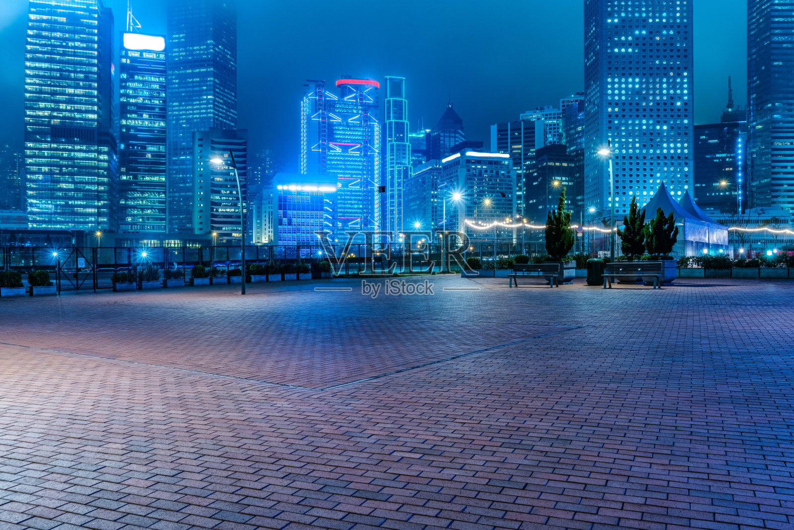 香港夜景背景图片素材
