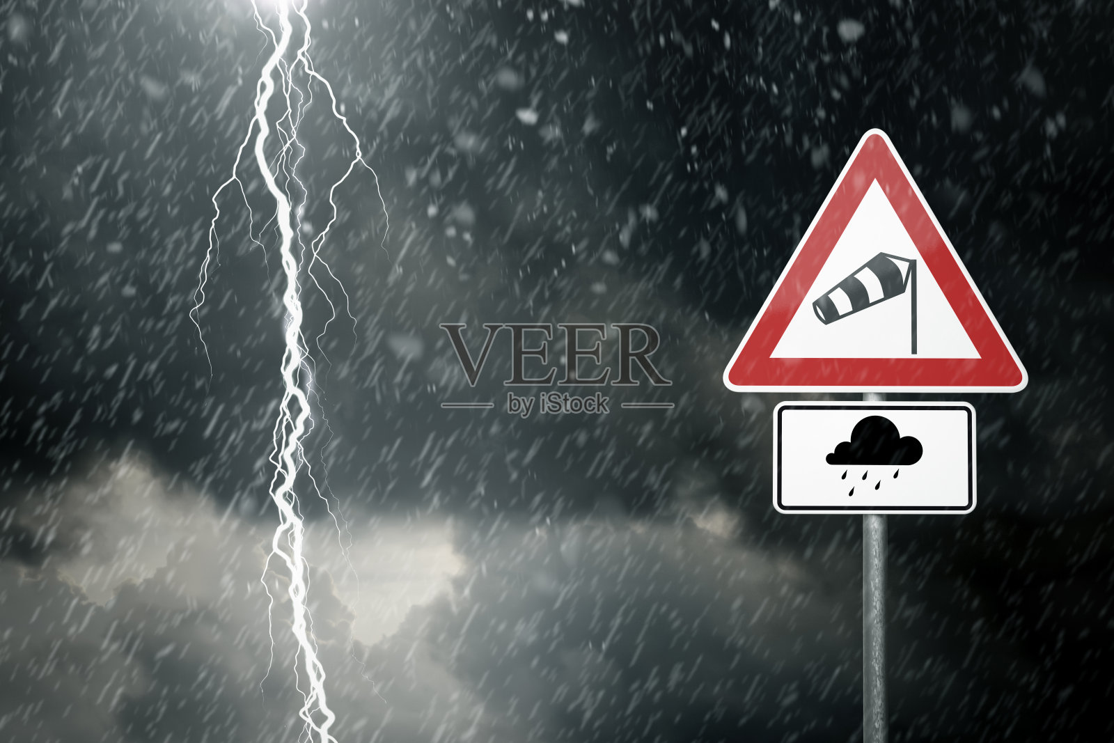 恶劣天气-注意事项-风暴和雷暴的风险照片摄影图片
