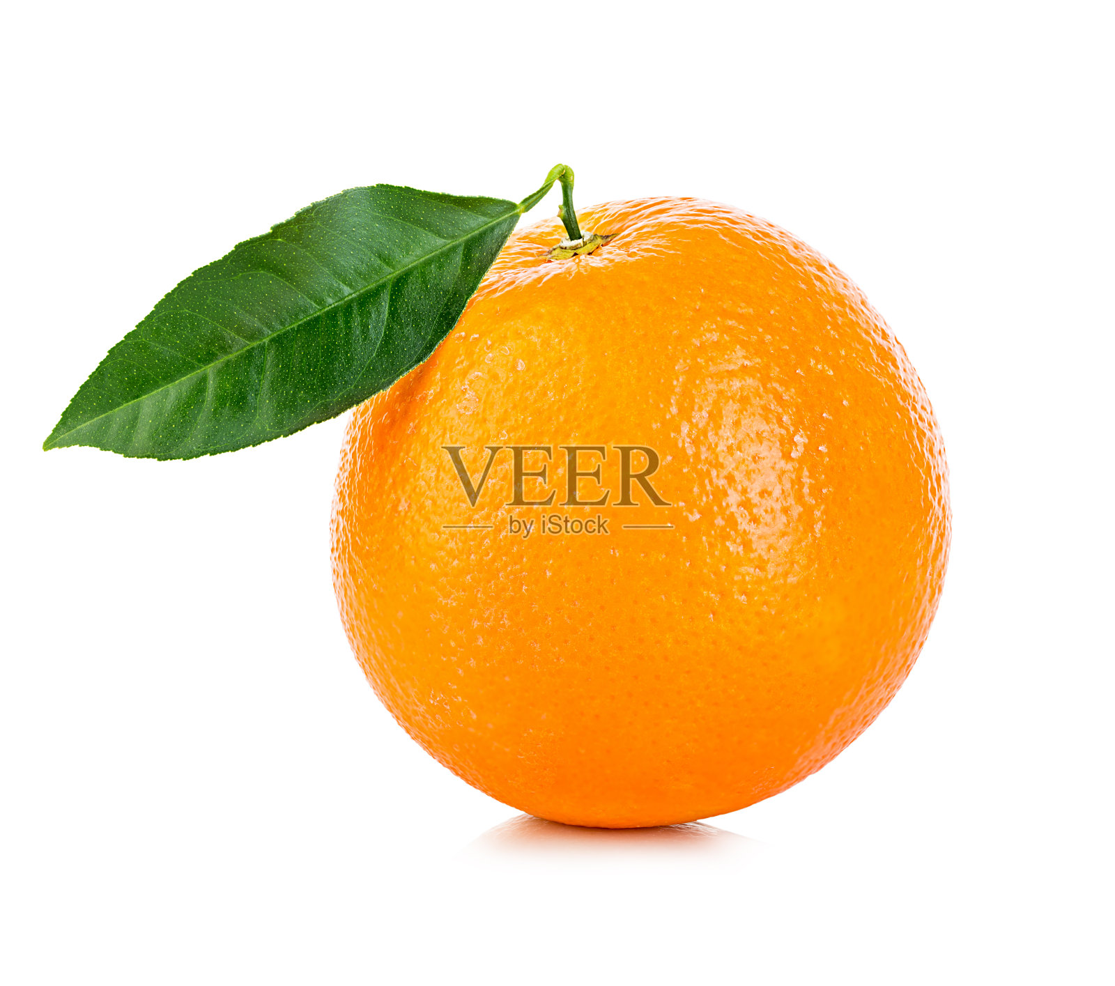 橙色水果孤立在白色的背景。照片摄影图片