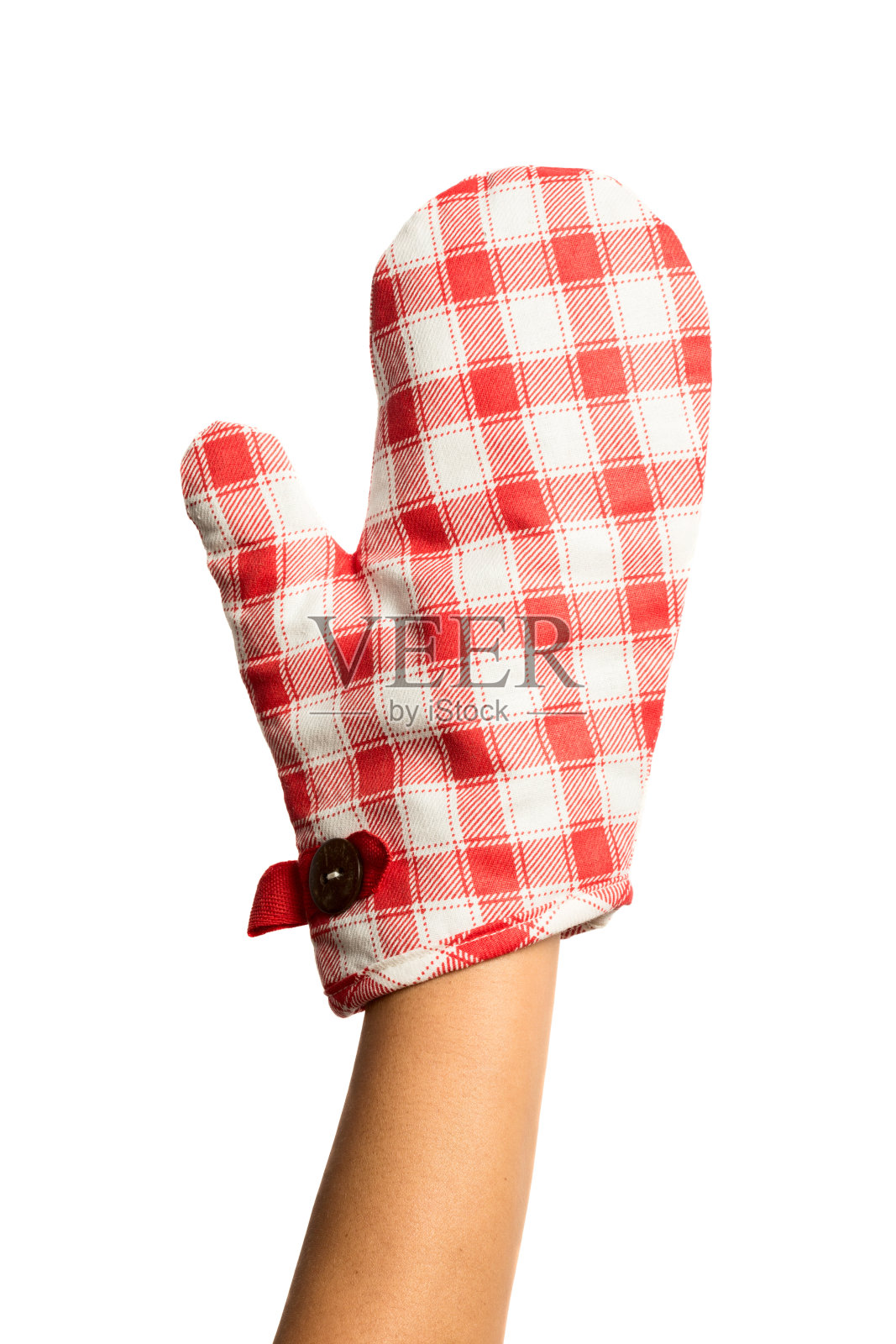 烤箱保护手套与女人的手照片摄影图片