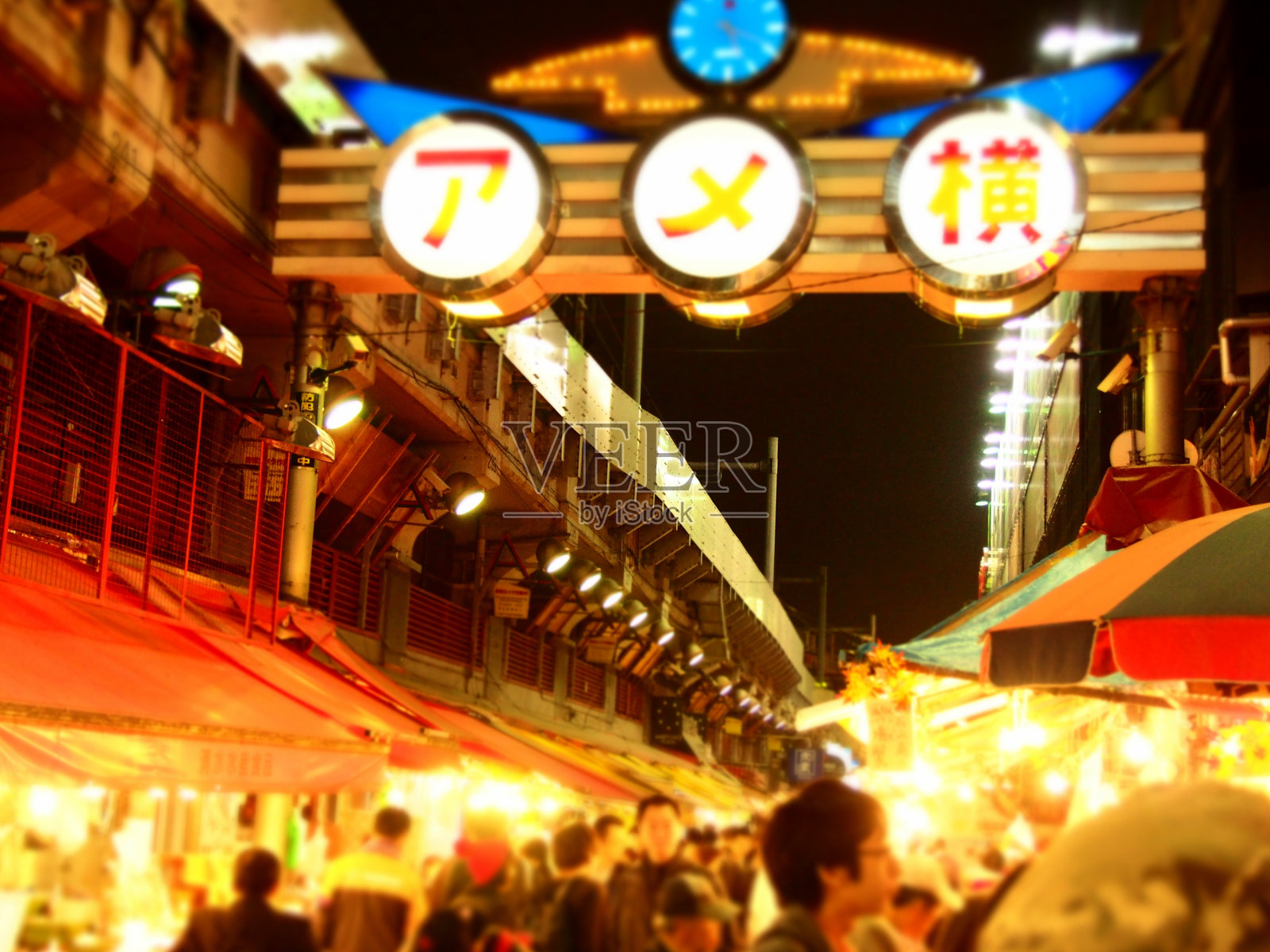 日本东京Ameyoko街市场照片摄影图片