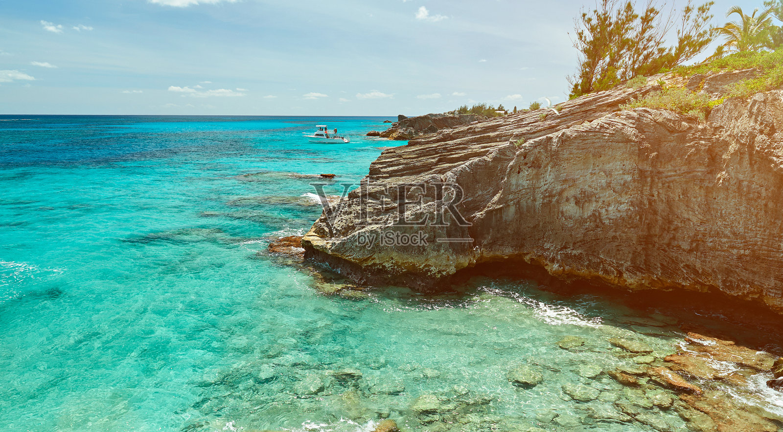 百慕大群岛海岸线照片摄影图片