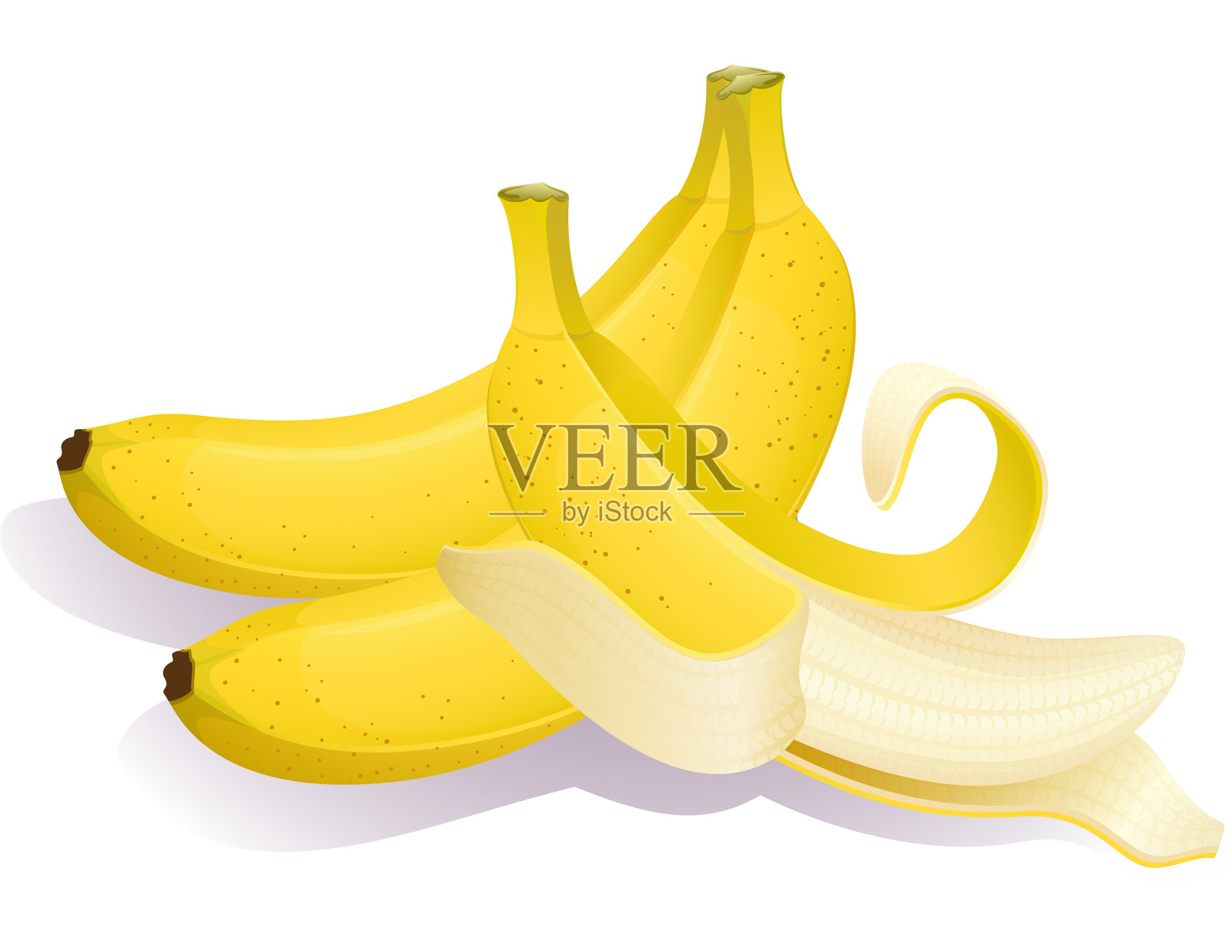 香蕉插画图片素材