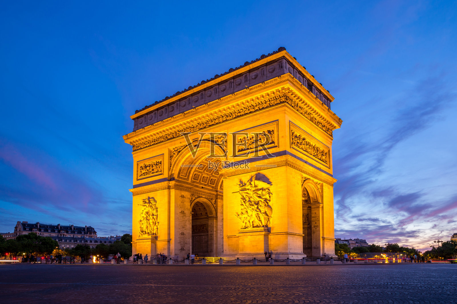 凯旋门巴黎照片摄影图片