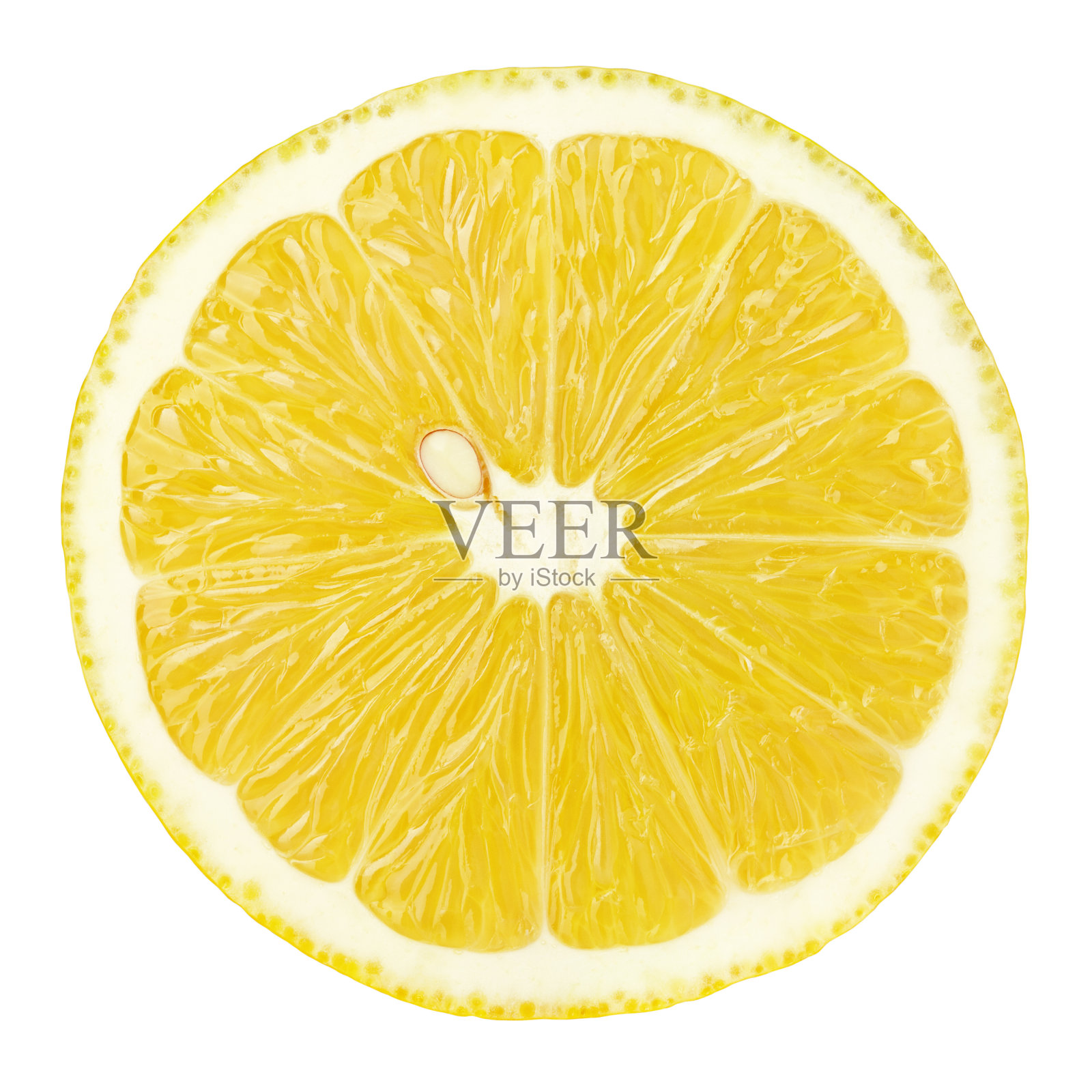 柠檬片，柑桔类水果孤立白色照片摄影图片