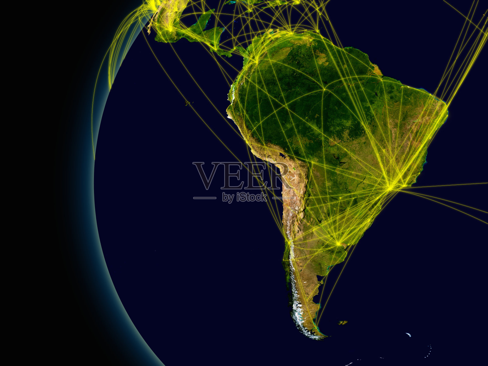 南美洲的连接照片摄影图片