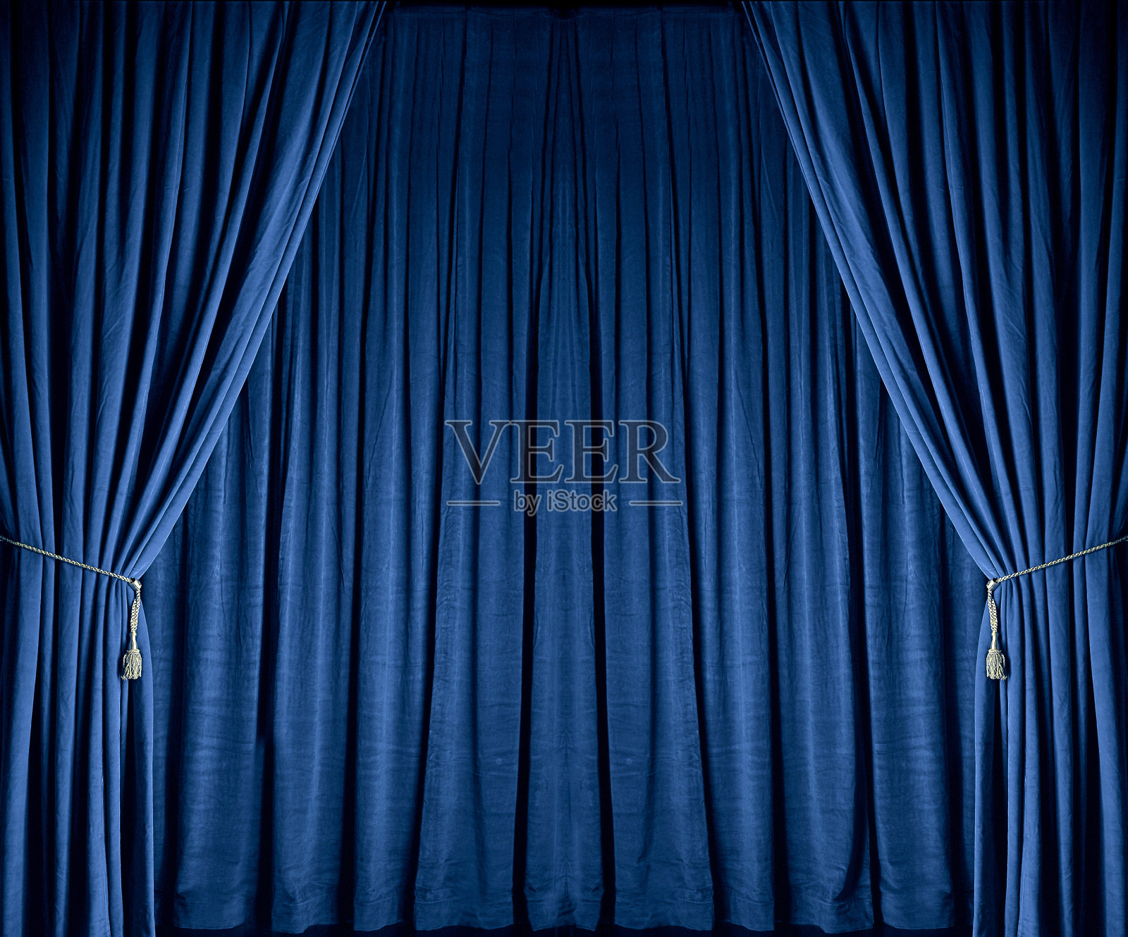 蓝色的窗帘剧院照片摄影图片