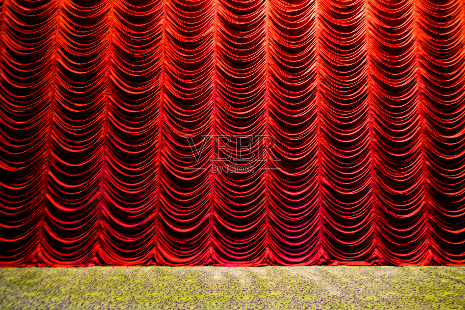 红色舞台幕布照片摄影图片