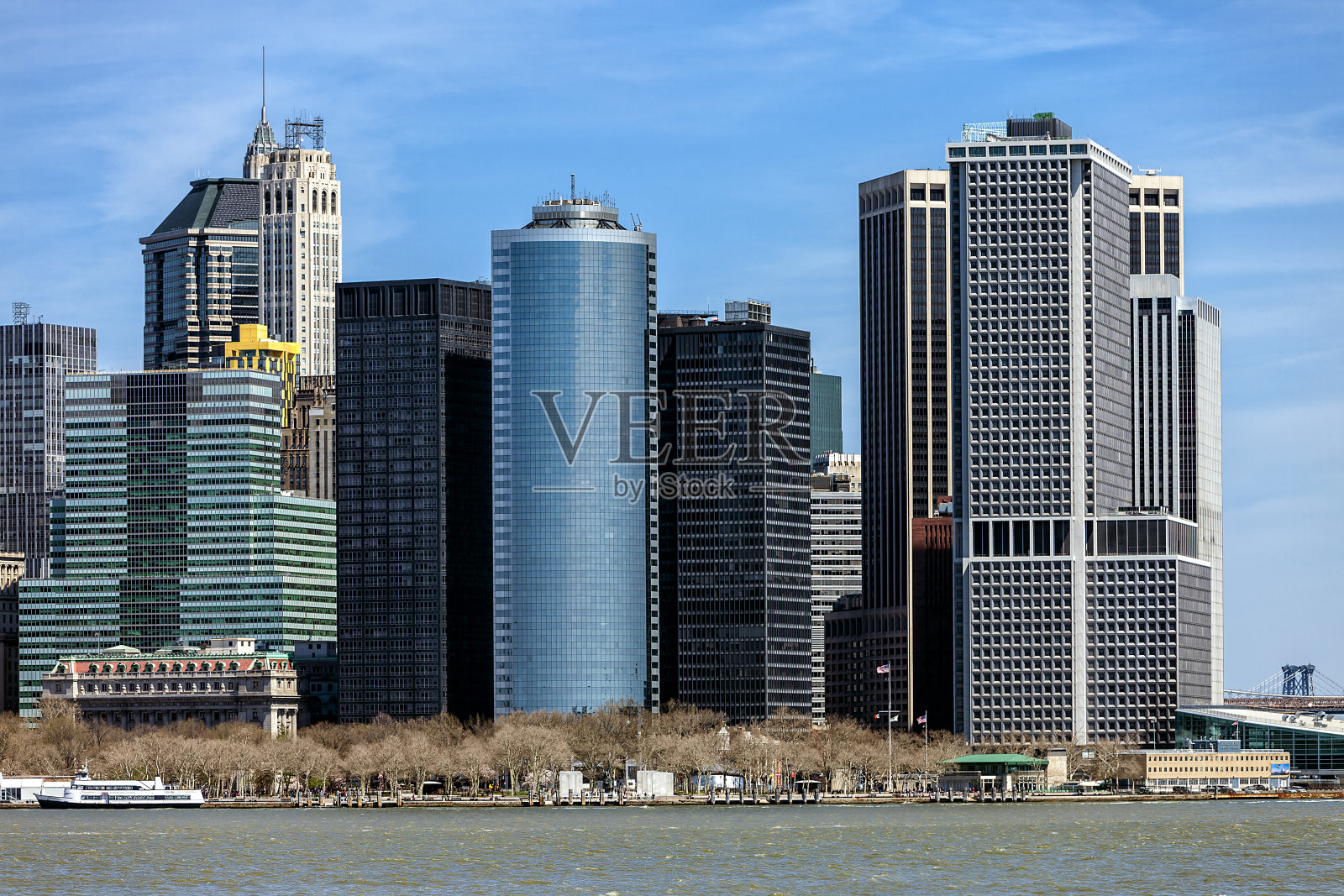 纽约曼哈顿金融区照片摄影图片