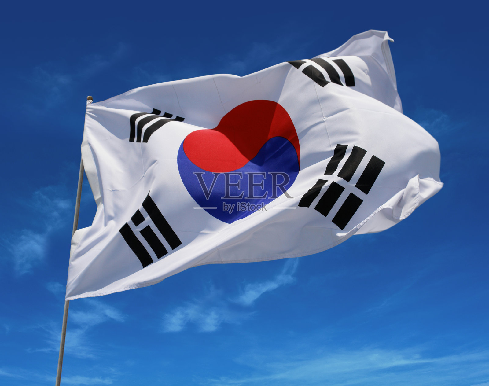 韩国国旗照片摄影图片