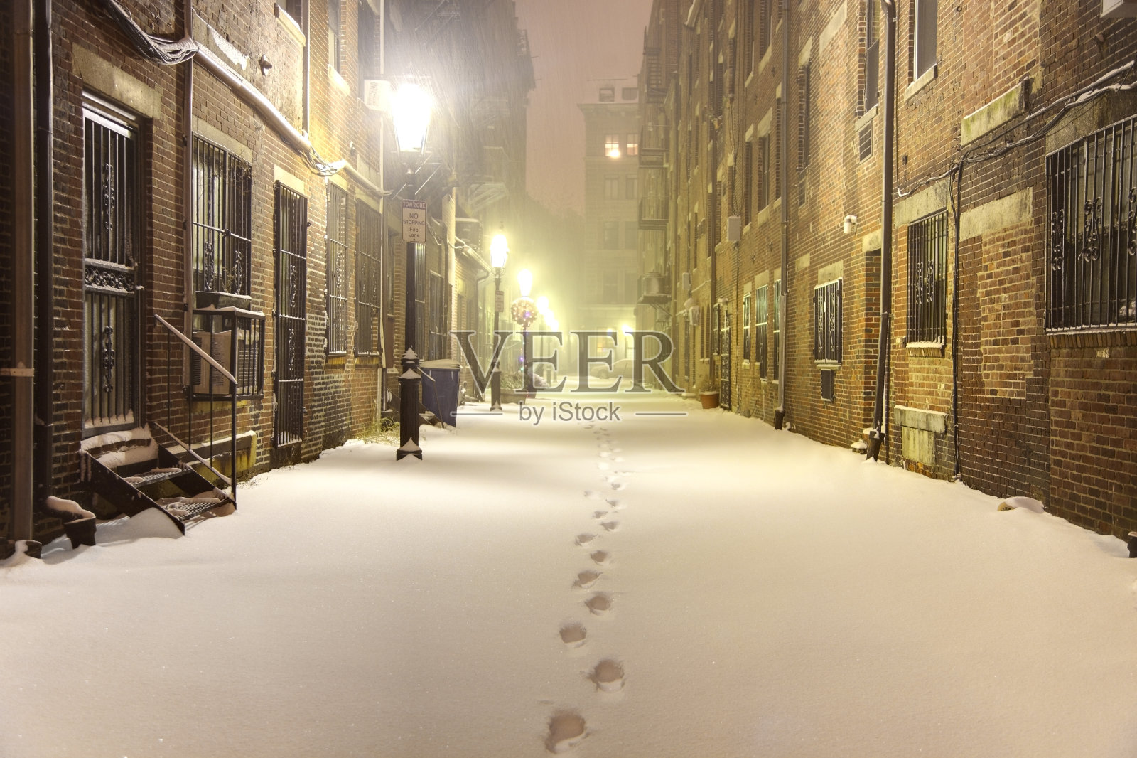 冬天在波士顿照片摄影图片