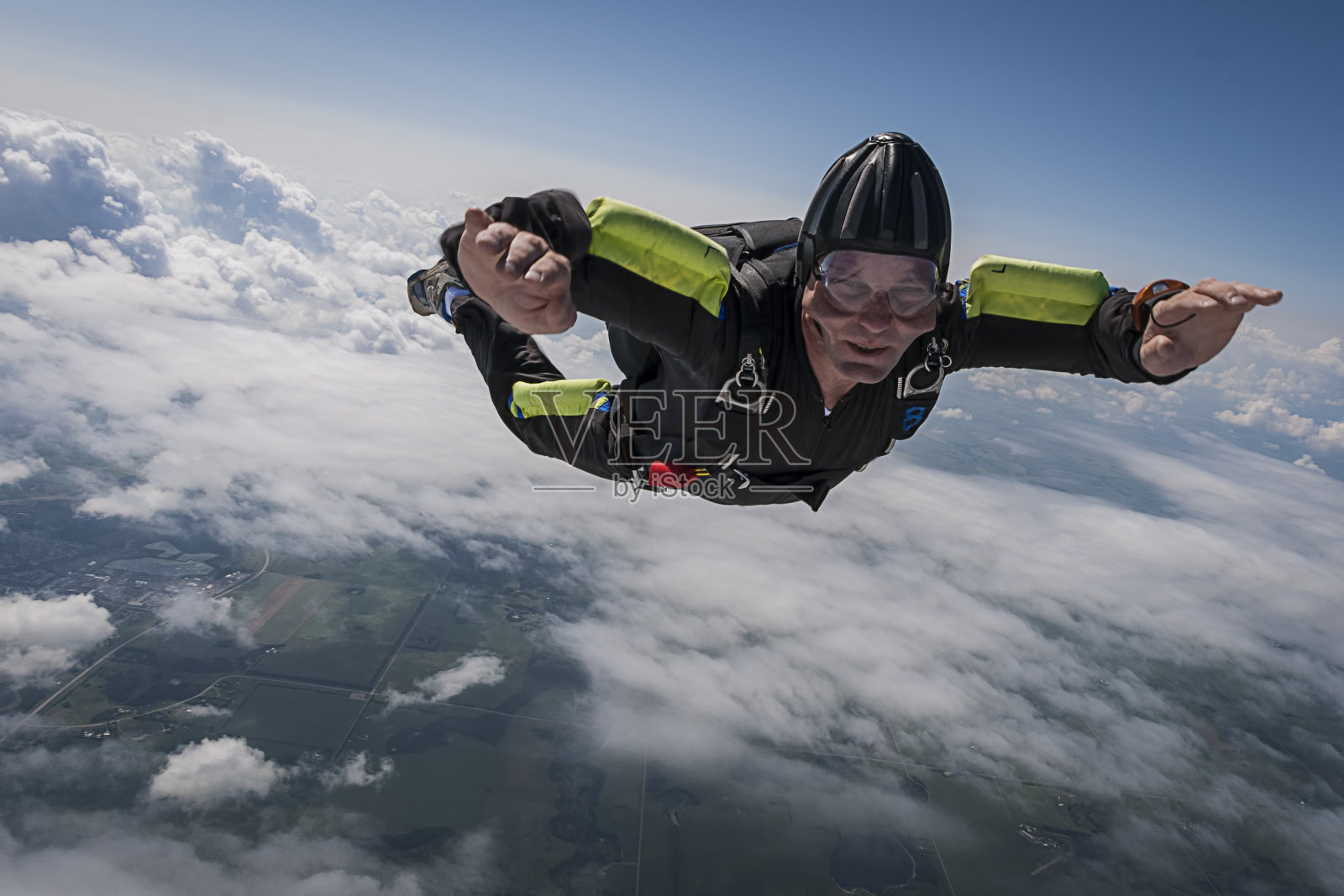 男跳伞运动员-跳伞照片摄影图片