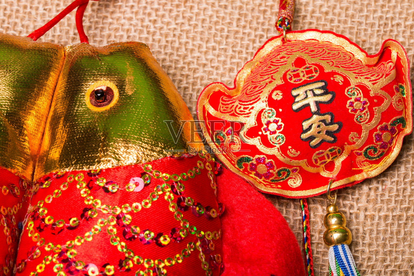 中国新年的装饰。照片摄影图片
