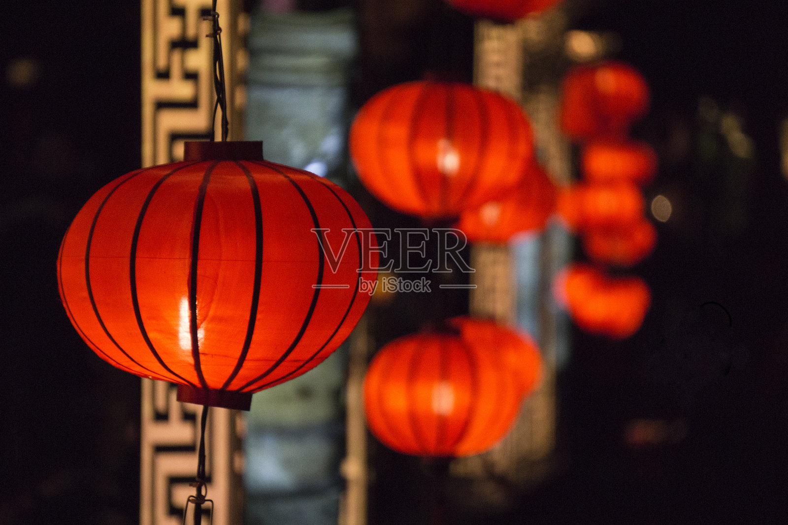 亚洲传统灯笼照片摄影图片