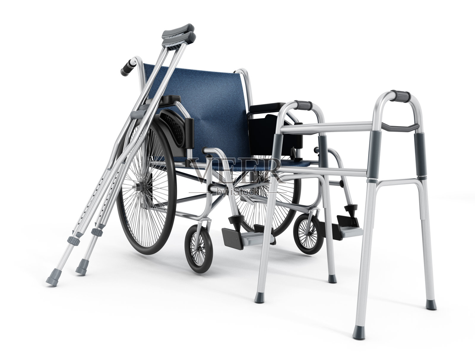 轮椅、拐杖和助行器照片摄影图片