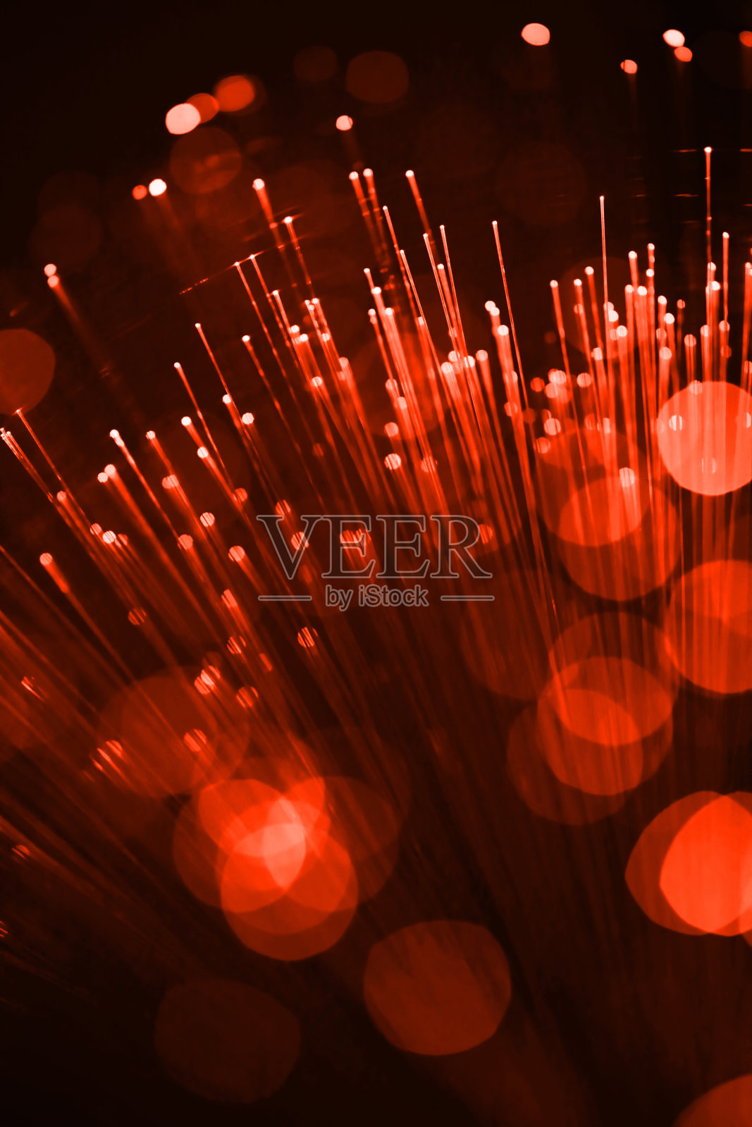 光纤抽象背景(红色)- 5000万像素照片摄影图片