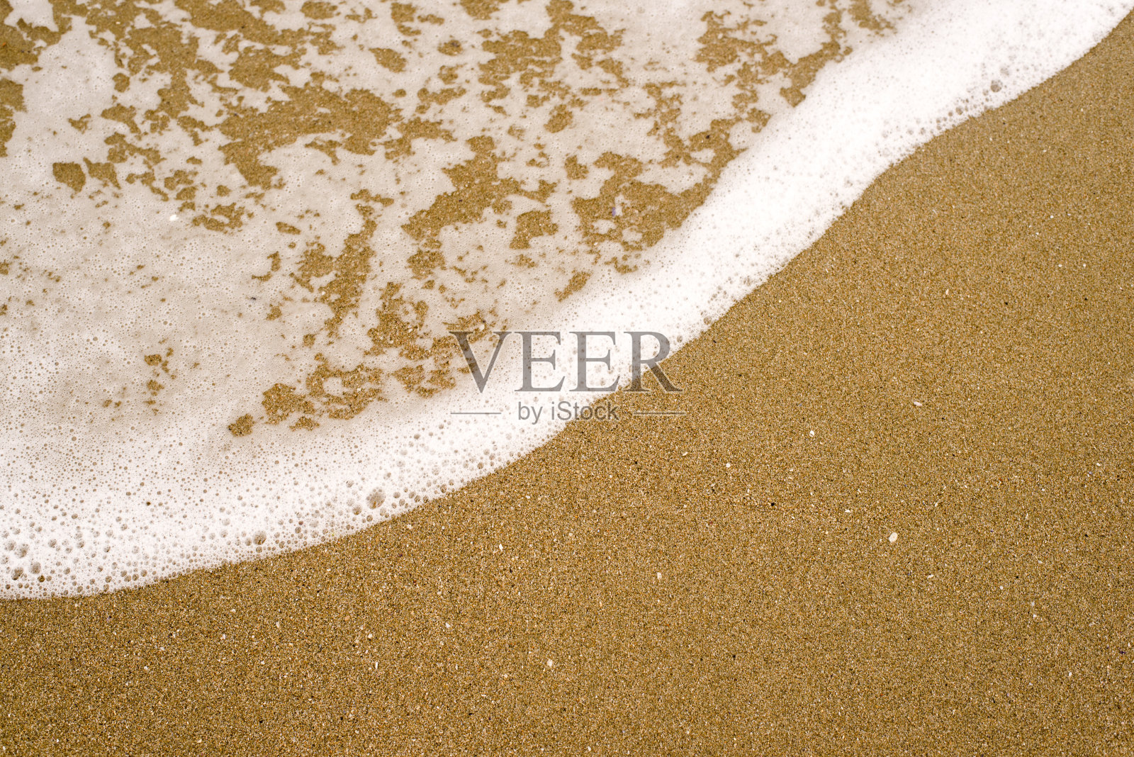 沙滩上的海浪，背景照片摄影图片