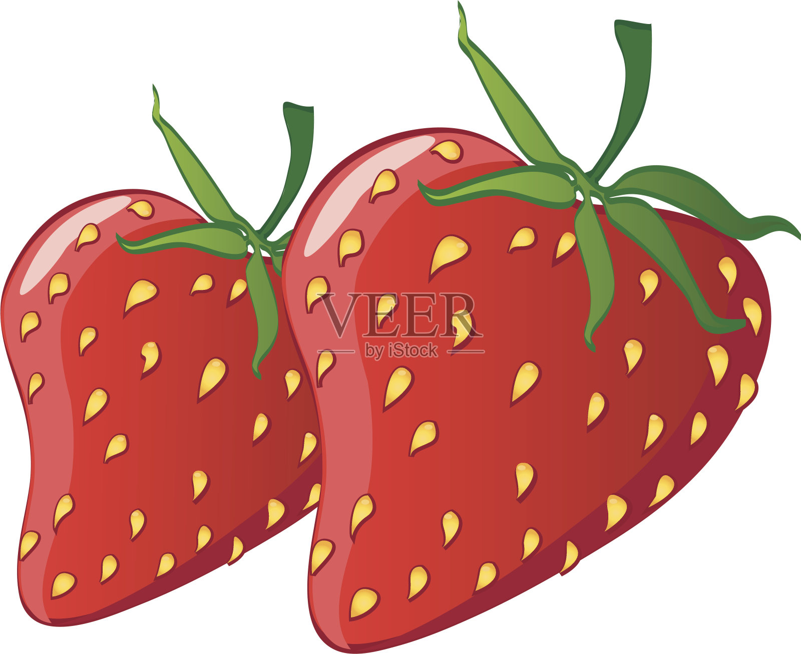 草莓插画图片素材