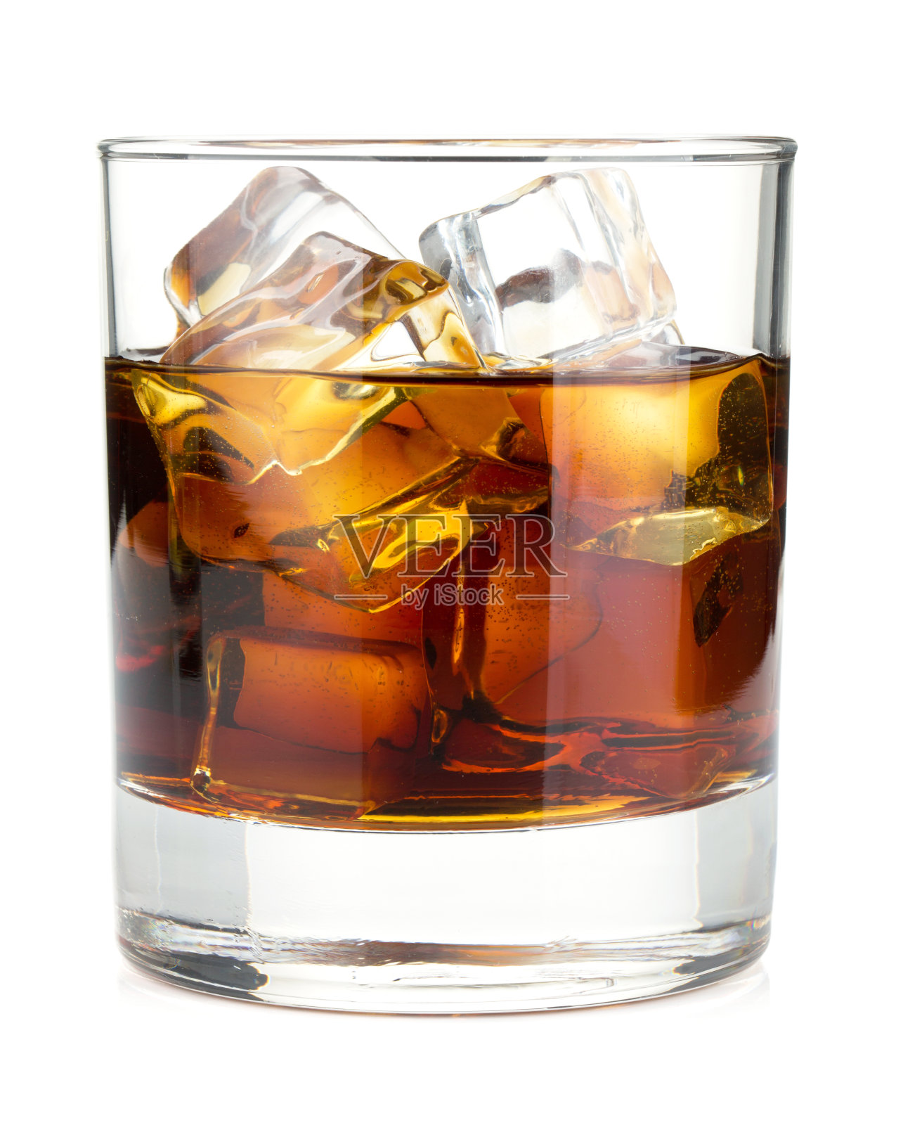 威士忌可乐鸡尾酒照片摄影图片