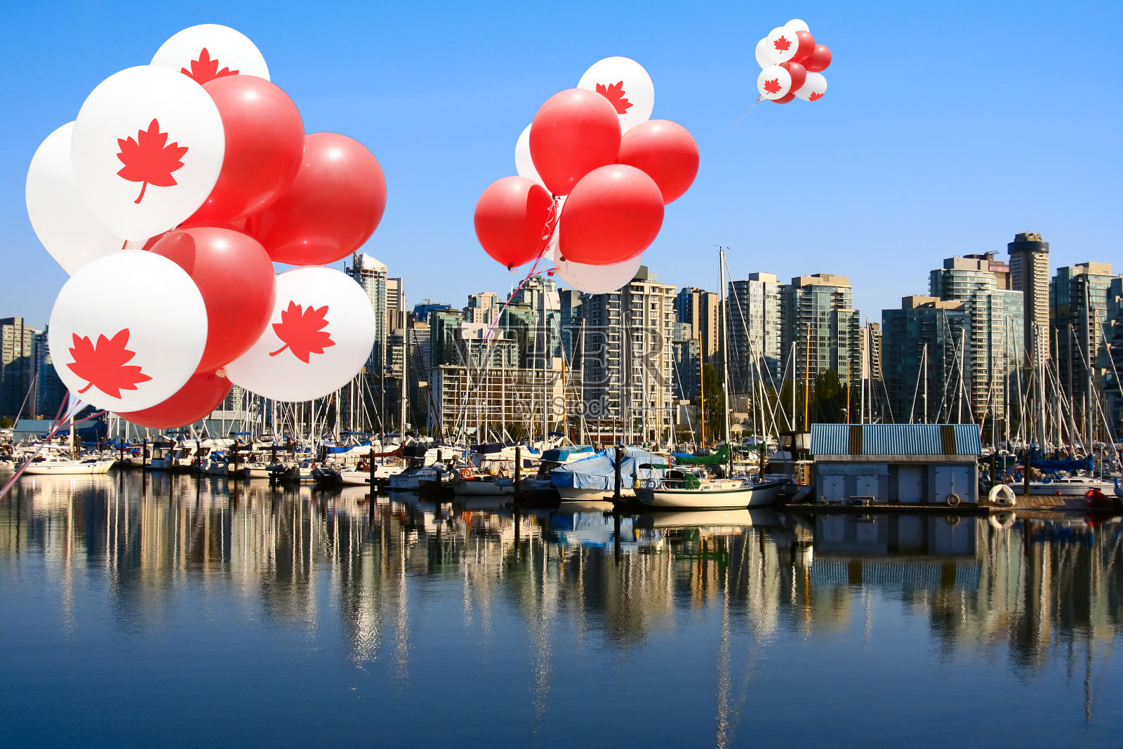加拿大温哥华日气球照片摄影图片