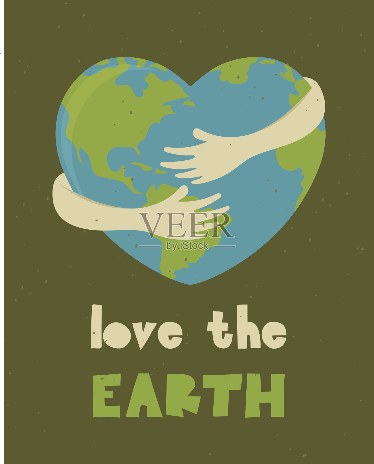 地球日、世界环境日快乐插画图片素材