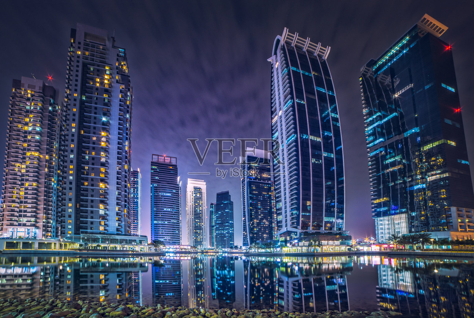 迪拜码头JLT酒店背景照片摄影图片