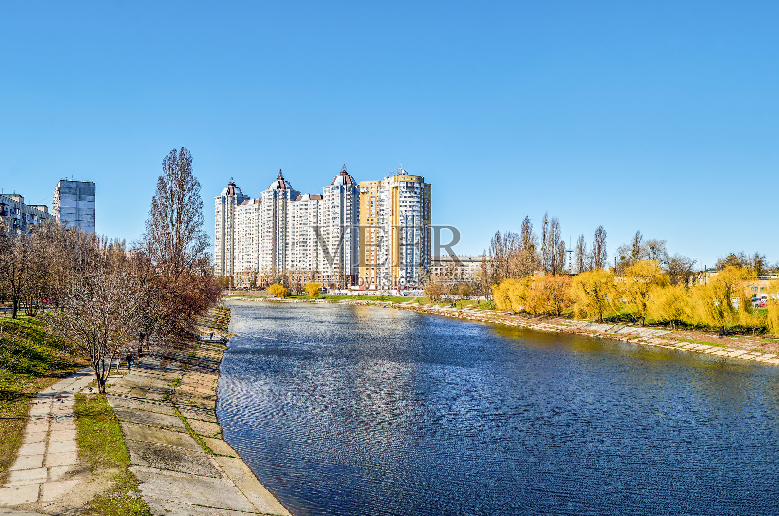 乌克兰基辅第聂伯河河岸照片摄影图片