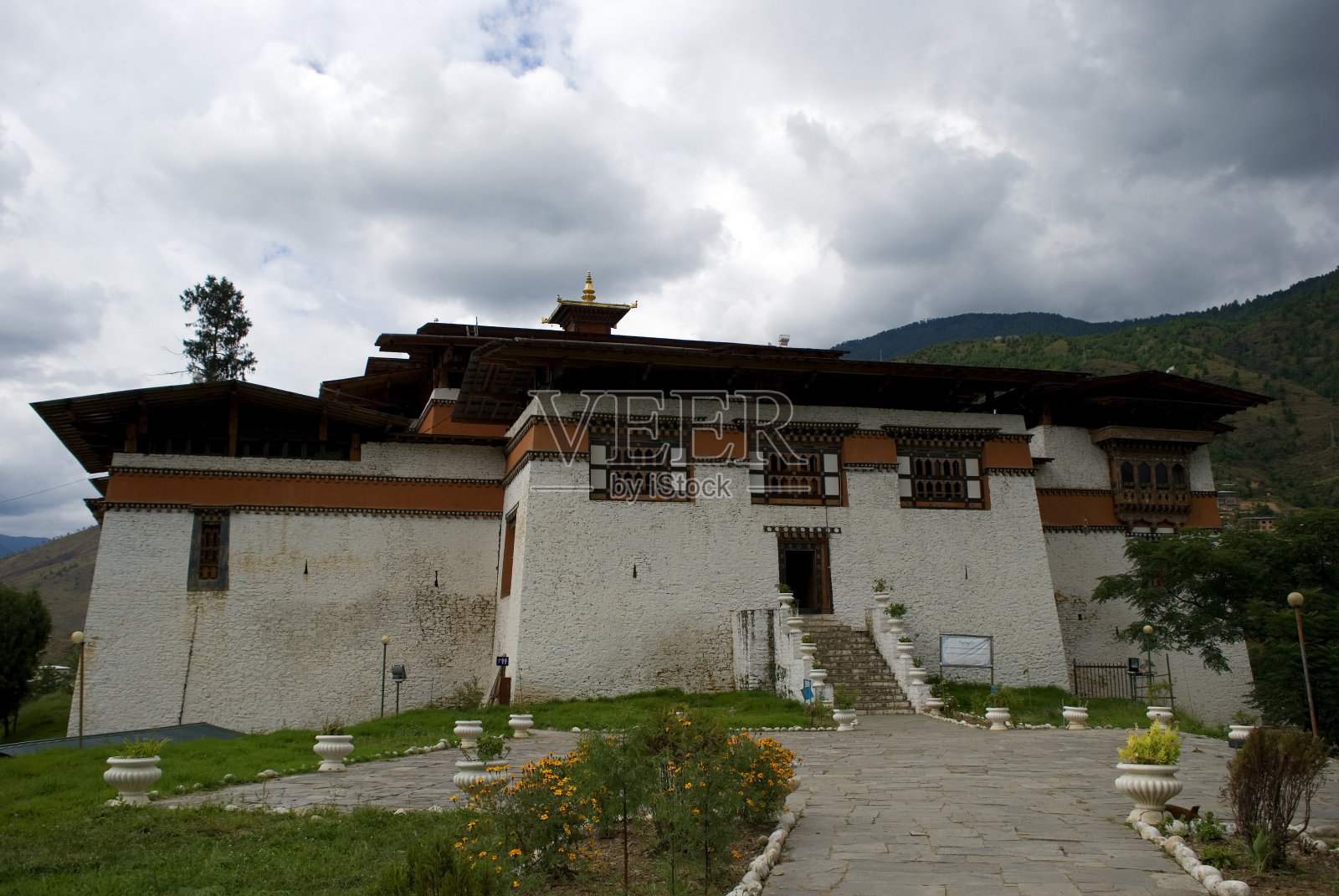 辛托卡宗， 不丹照片摄影图片