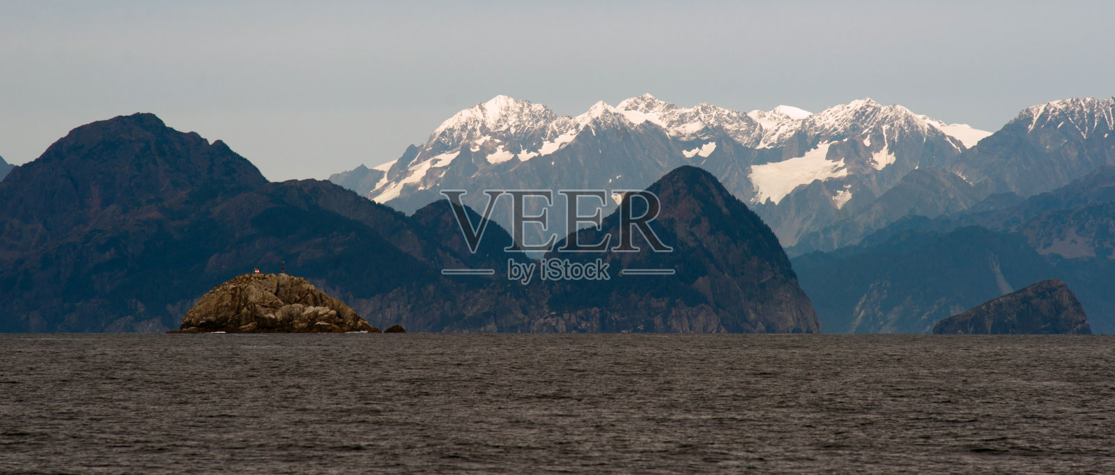 山脉群岛威廉王子湾北太平洋阿拉斯加美国照片摄影图片