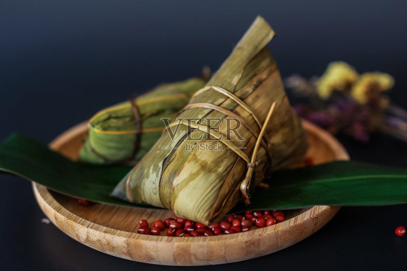 中国饺子，粽子通常在节日期间吃照片摄影图片