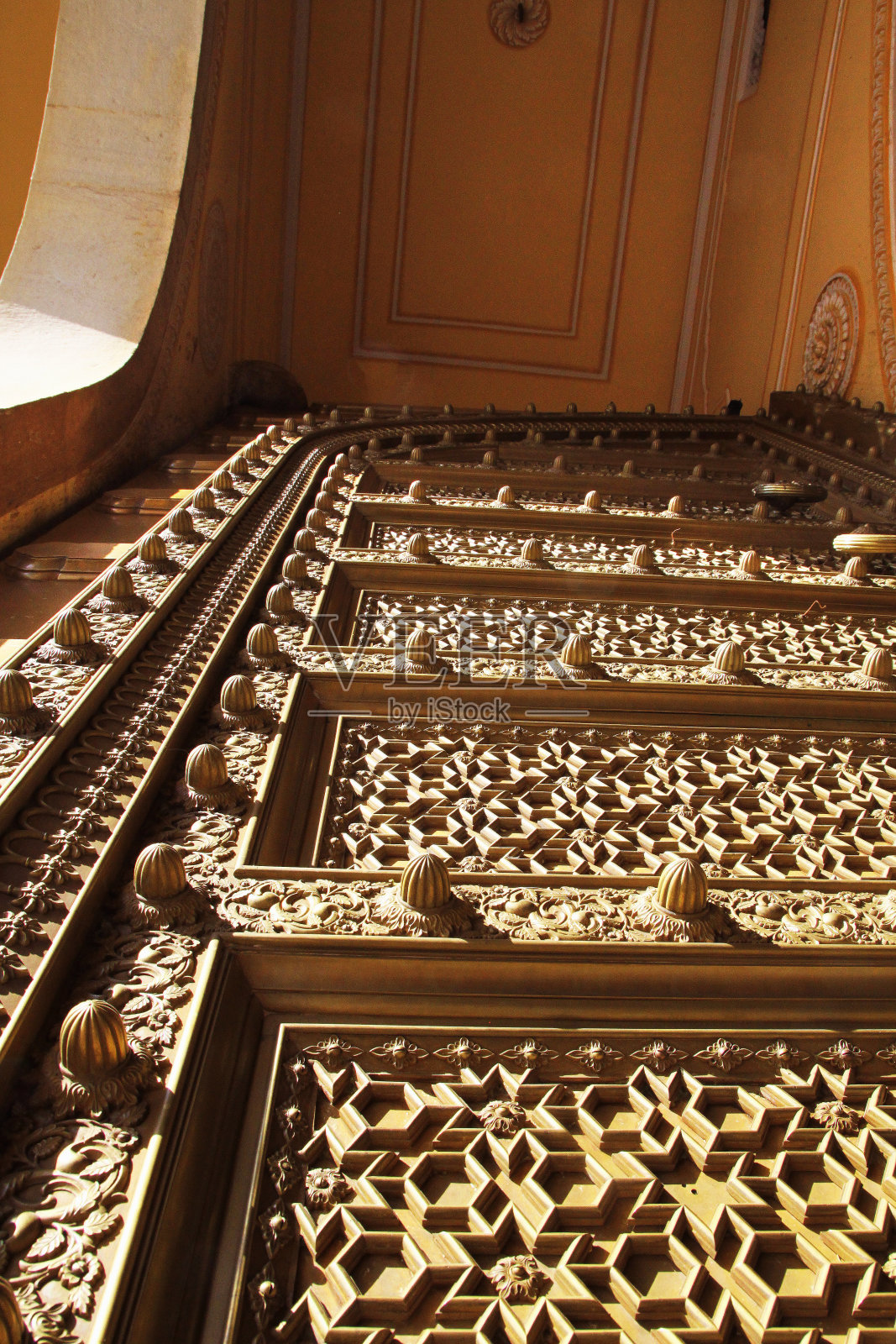 拉贾斯坦的宫殿大门照片摄影图片