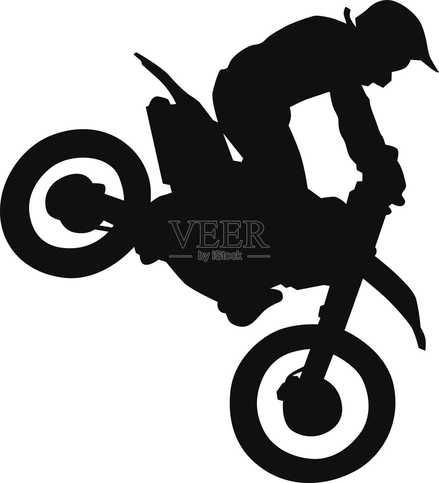 白色的飞行摩托车设计元素图片