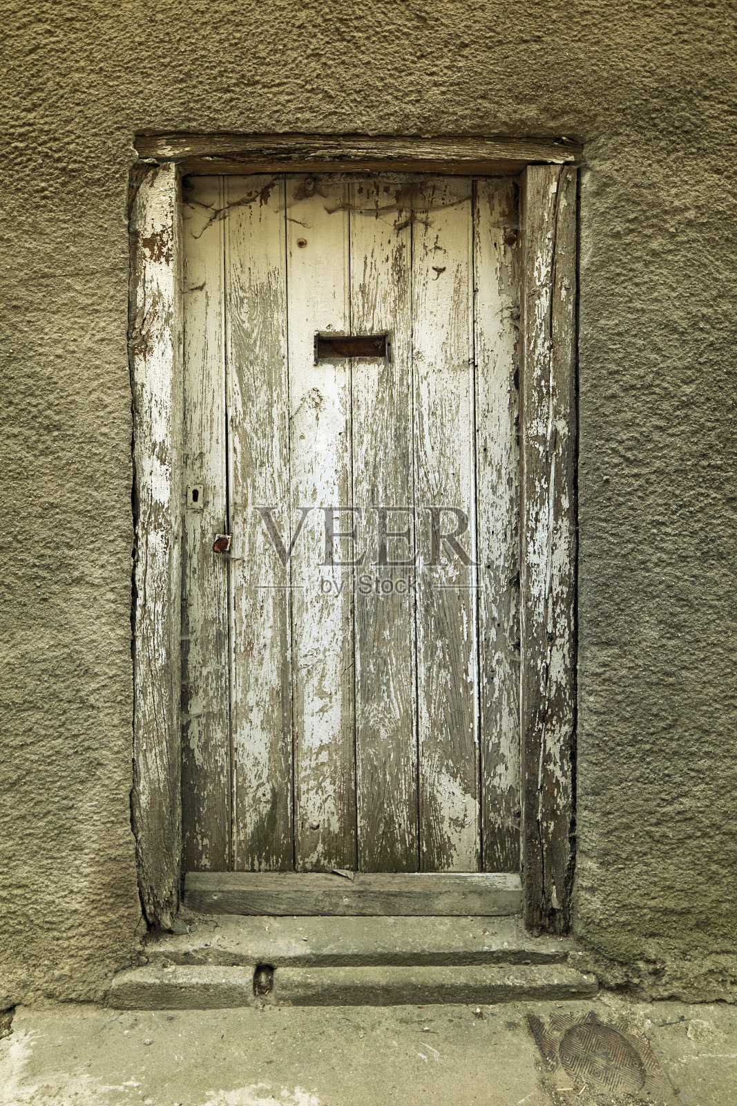 卡尔卡松的一扇旧门照片摄影图片