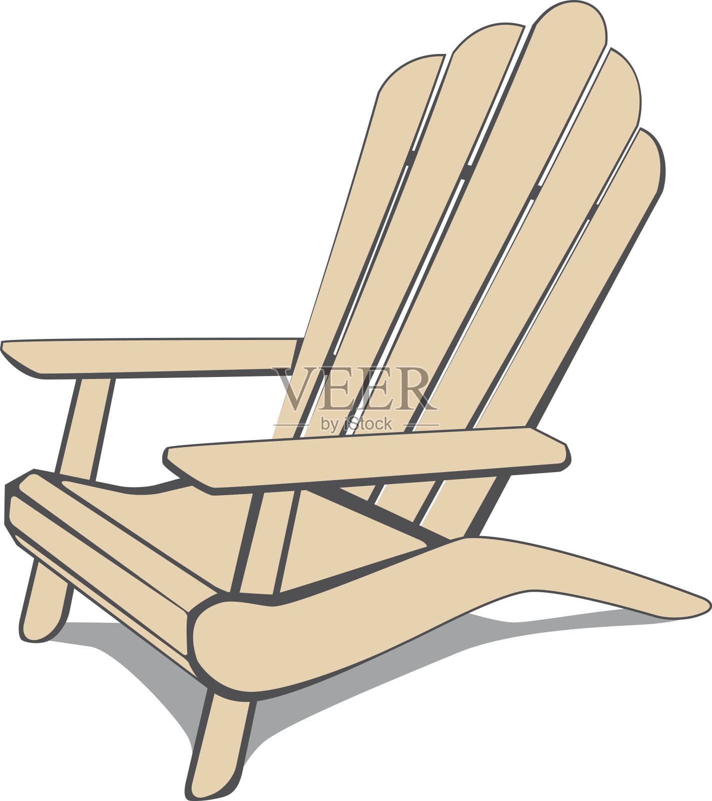 阿迪朗达克沙滩椅设计元素图片