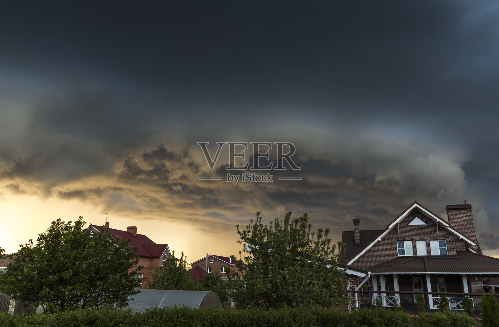 夏季风暴云照片摄影图片