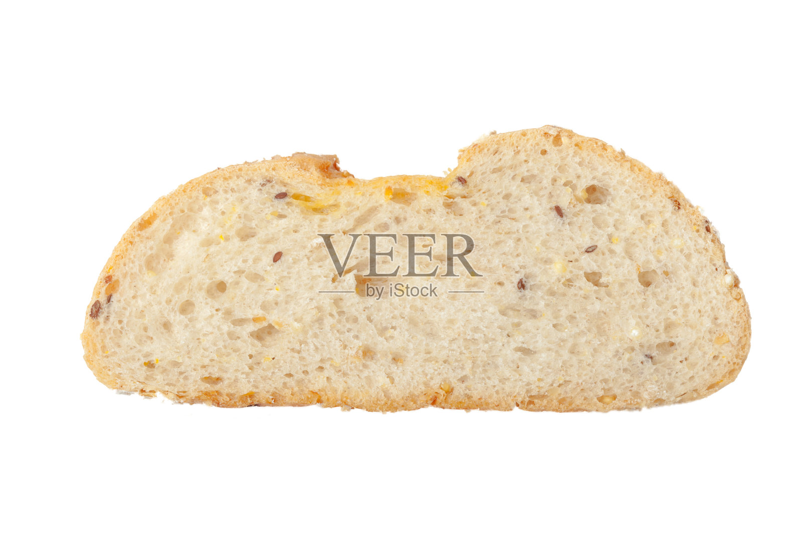 粗磨黑麦和小麦粉制成的面包照片摄影图片