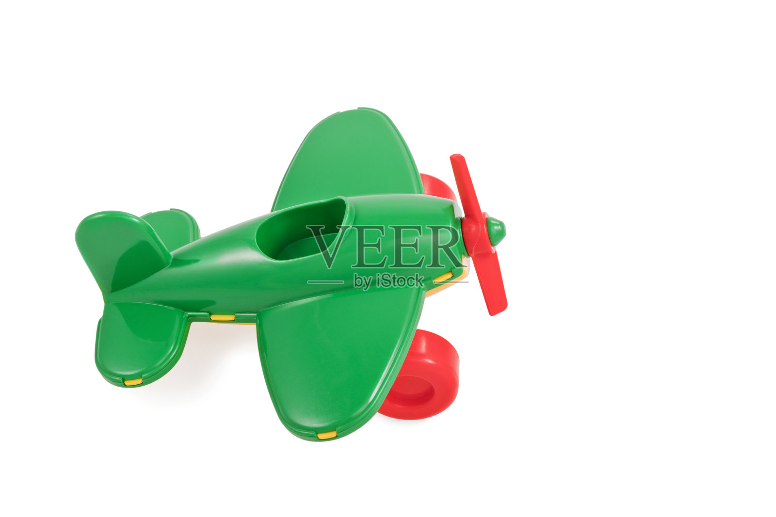 儿童玩具塑料飞机照片摄影图片