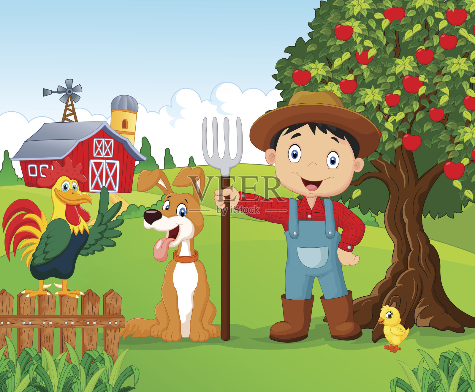 农场类，儿童插画|插画|儿童插画|yoyooo - 原创作品 - 站酷 (ZCOOL)