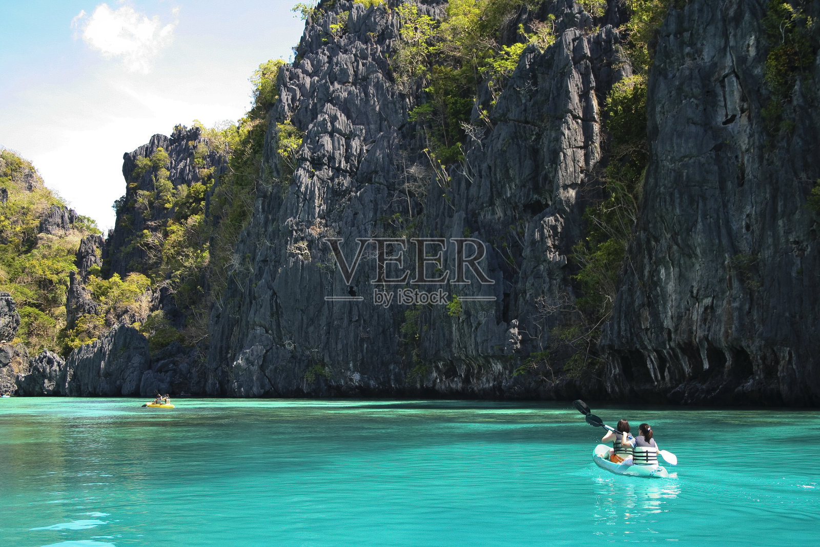 爱妮岛：皮划艇冒险假期菲律宾照片摄影图片