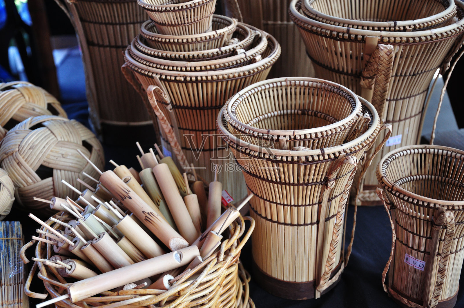 马来西亚沙巴婆罗洲传统手工艺照片摄影图片