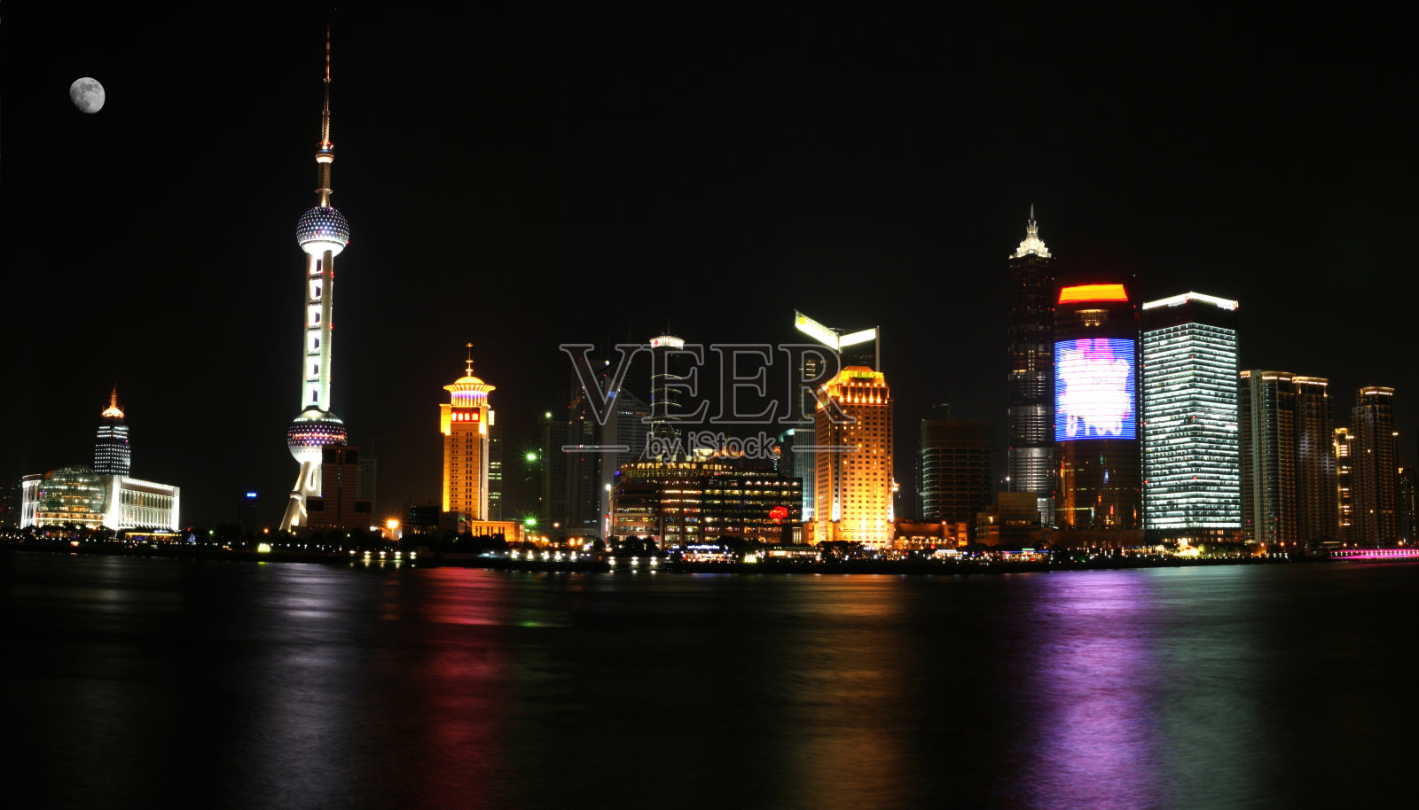 上海夜景照片摄影图片