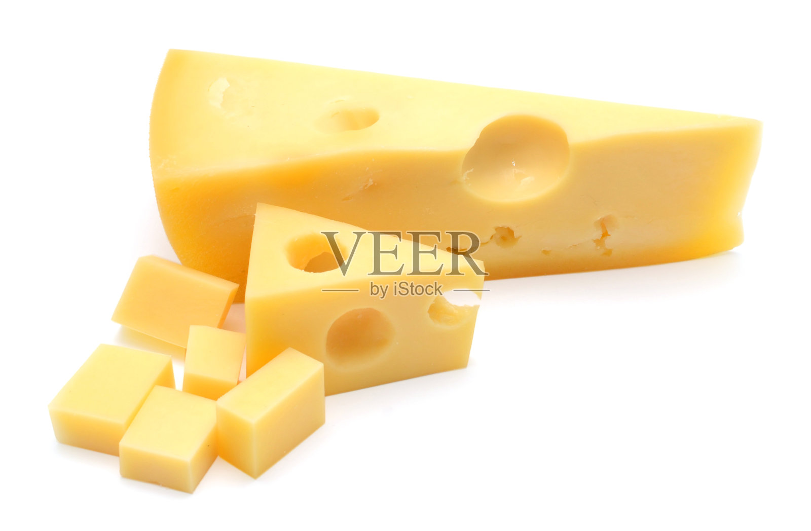 奶酪孤立在白色背景照片摄影图片