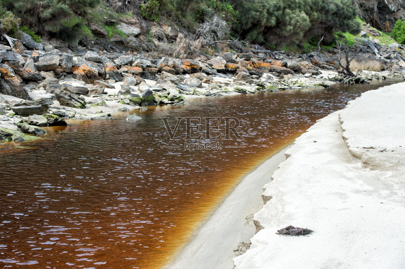白沙铁黄河在澳大利亚照片摄影图片