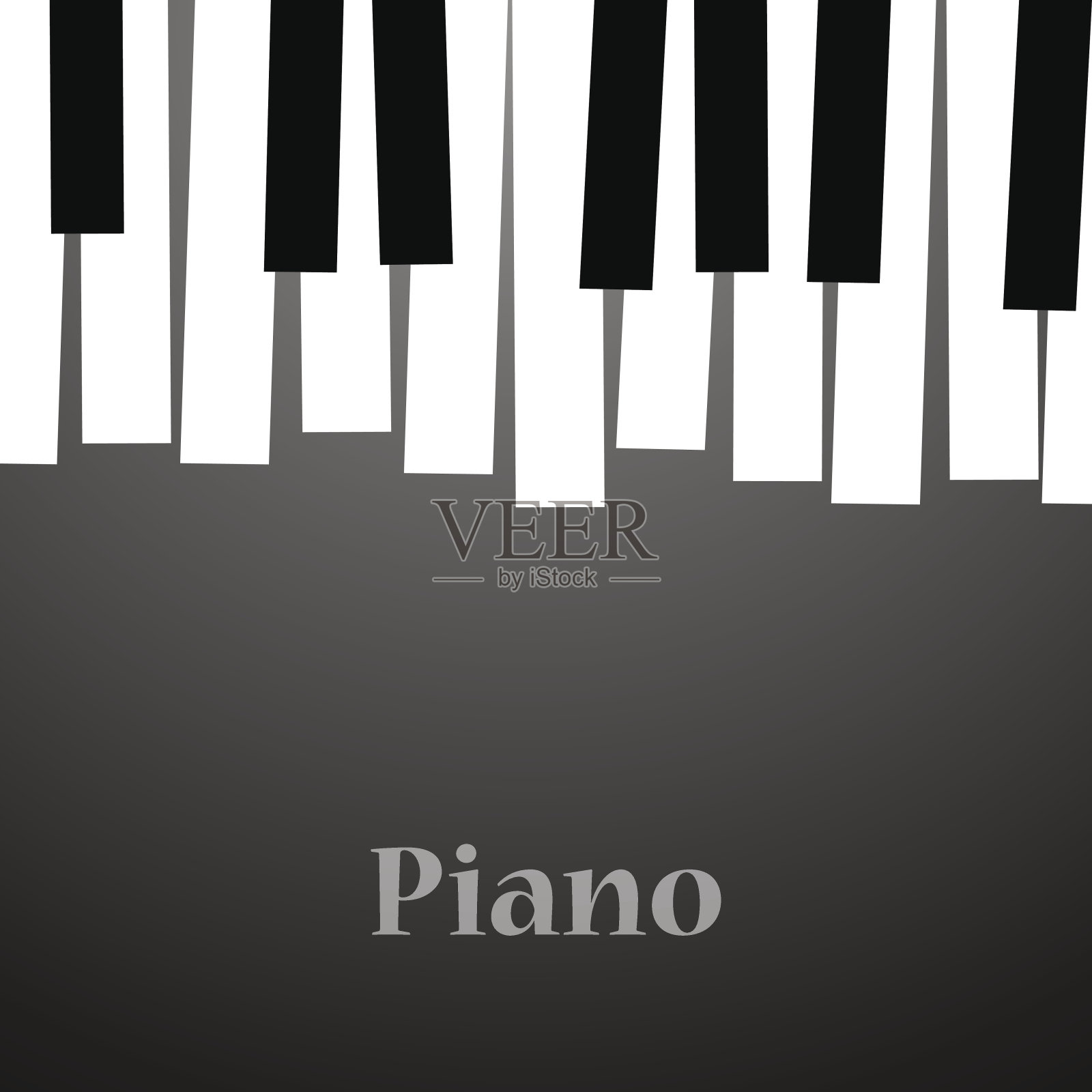 钢琴背景设计元素图片