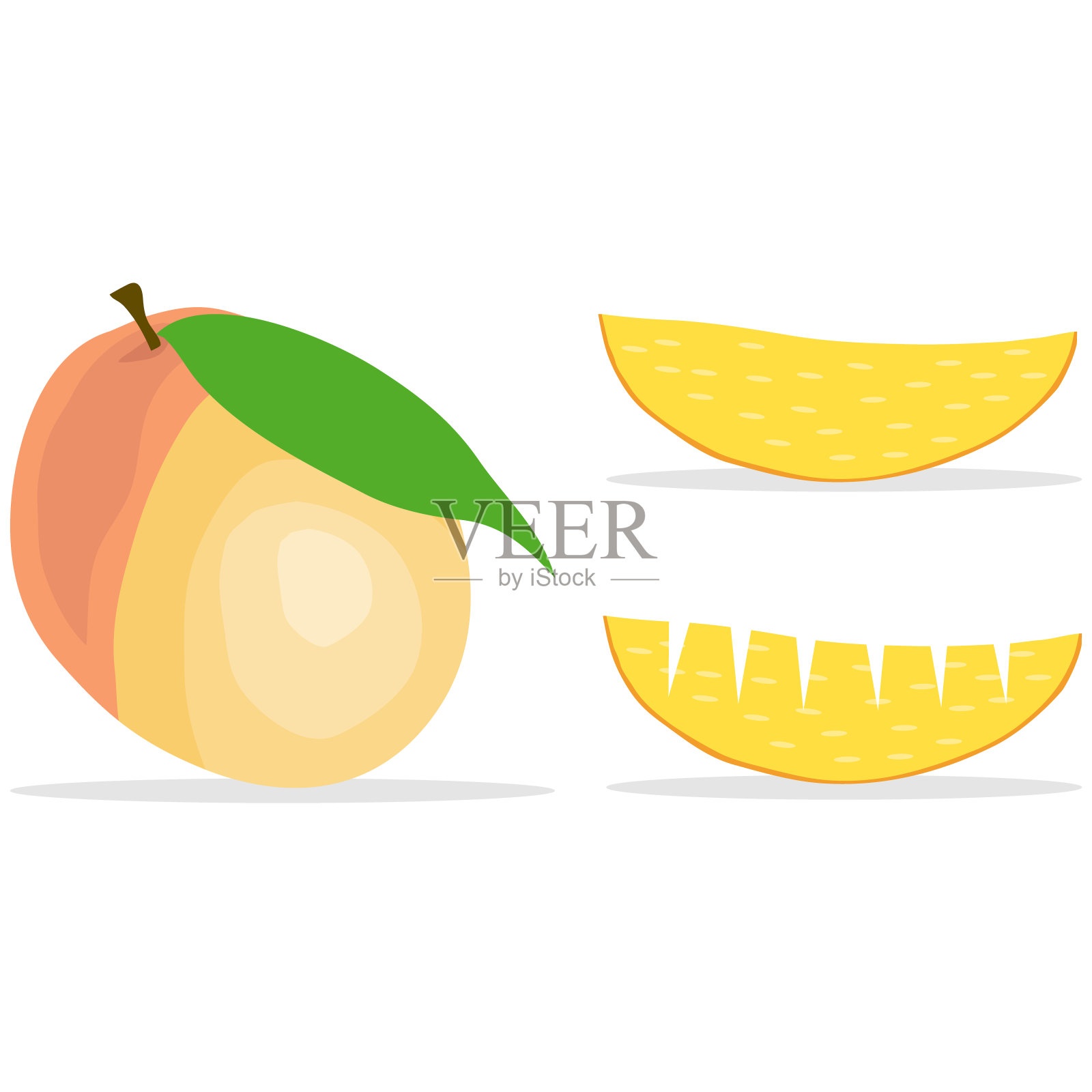 芒果，芒果片，水果插画图片素材